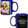 Birthday Design Custom Blue Ceramic Mug