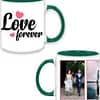 Green Love Forever Design Mug