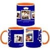 Anniversary Design Custom Orange Ceramic Mug
