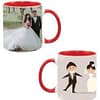 Married Couple Design Custom Red Ceramic Mug