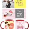 Mother Day Design Custom Red Mug