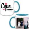 Forever Design Custom Sky Blue Ceramic Mug