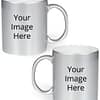 Create your Own Custom Silver Ceramic Mug