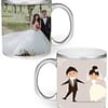 Married Couple Design Custom Silver Ceramic Mug