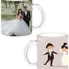 Married Couple Design Transparent Clear Ceramic Mug