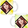 Dual Image Design Transparent Clear Ceramic Mug