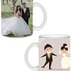 Married Couple Design Transparent Frosted Ceramic Mug