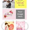 Mothers Day Design Transparent Frosted Ceramic Mug