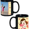 Mother Day Design Custom Black Ceramic Mug