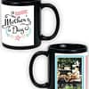 Mother Day Design Custom Black Ceramic Mug