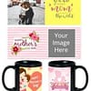 Mothers-Day Design Custom Black Ceramic Mug