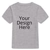 Grey Photo Printed Regular Fit Kid T-Shirt