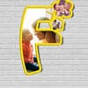 F Alphabet Letters Photo Wall Wooden Frame