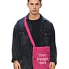 Stylish Sling Custom Pink Photo Printed Bag