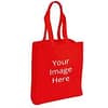 Design Custom Red Photo Printed Tote Bag