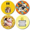 Emoji Design DIY Photo Circle Coasters