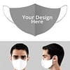 Plain Fit Custom Printed Reusable Face Mask