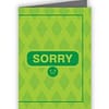 Pattern Sorry D Photo Printed Greeting Card