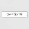 Confidential Text D Self Inking Rubber Stamp