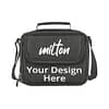 Black Custom Milton 3 Containers Lunch Box
