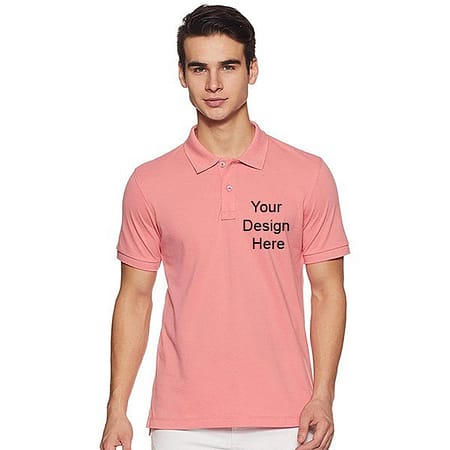 Candle Pink Custom Polo Shirt
