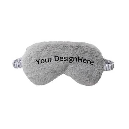 Grey Comfortable Adju Silk Strap Eye Mask