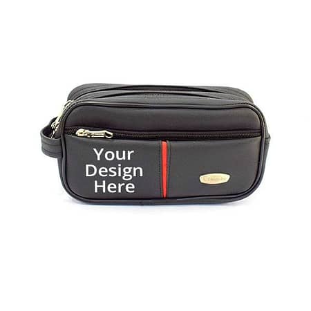 Black Red Stripe Unisex Duffle Travel Bag