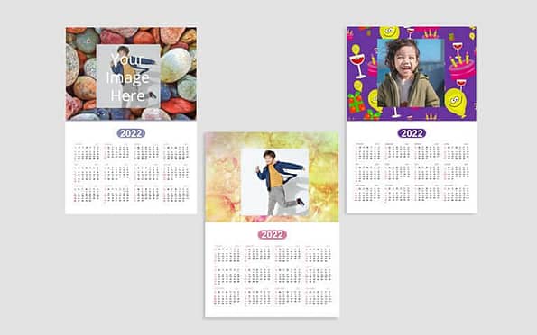 Buy Birthday Design Photo Poster Wall Calendar | Customized Own College Printed | Gift For Loves Ones
