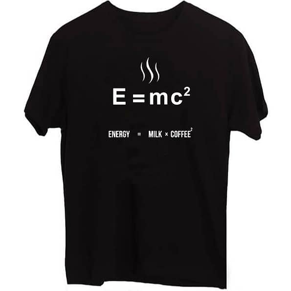Buy Coffee Lovers T-Shirts | Black Customized Short | Sleeve Men’s Cotton T-Shirt