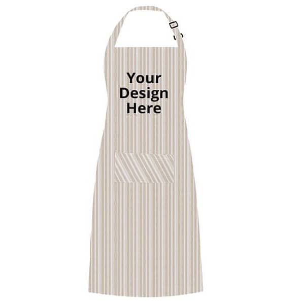 Buy Light Brown Aztec Unisex Pocket Apron | Own Design Adjustable Neck Strap | Perfect for Cooking BBQ Baking