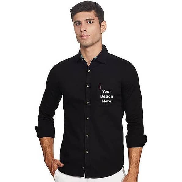 Buy Black Western Pocket Shirts | Customized Men’s Stylish Aand Trending | Full Sleeve Casual Shirt