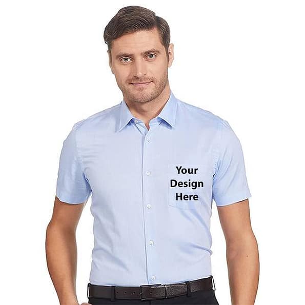 Buy Blue Mud Customized | Printed Half Sleeve Regular Fit | Men’s Slim Dress Shirt