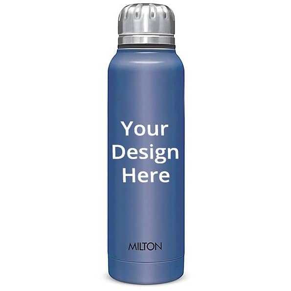 Buy Blue Customized Milton Thermosteel Slender Flask, 300 ml