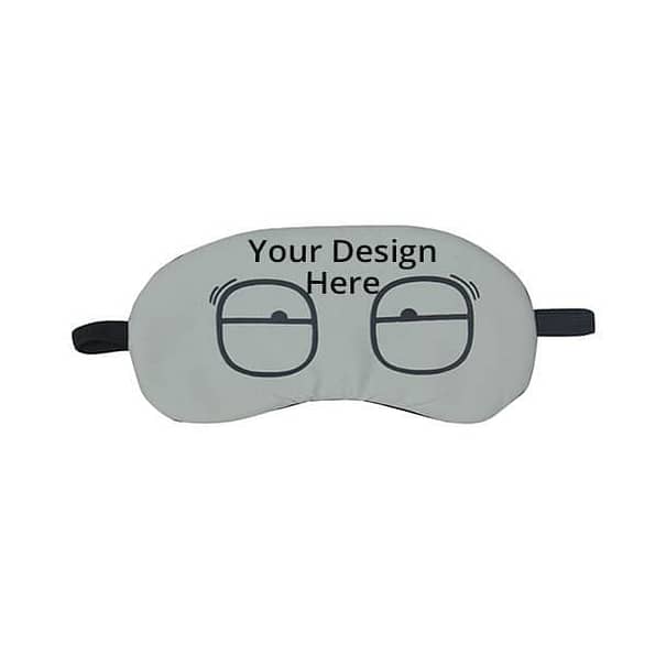 Buy Grey breathable Adju Silk Strap Eye Mask | Customized Cooling Gel Insert | Luxury Sleeping Shade Cover