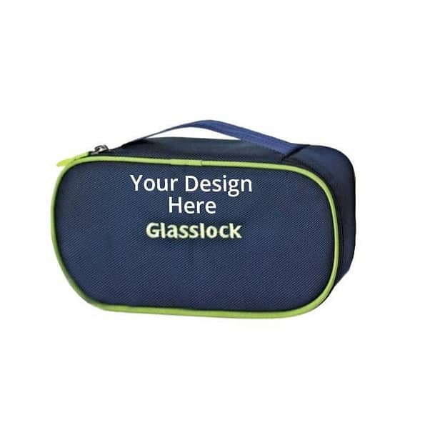 Buy Glasslock Korea Tempered 2 Set Lunch Box | Microwave Safe Stainless Steel | Insulated Fabric Carry Bag