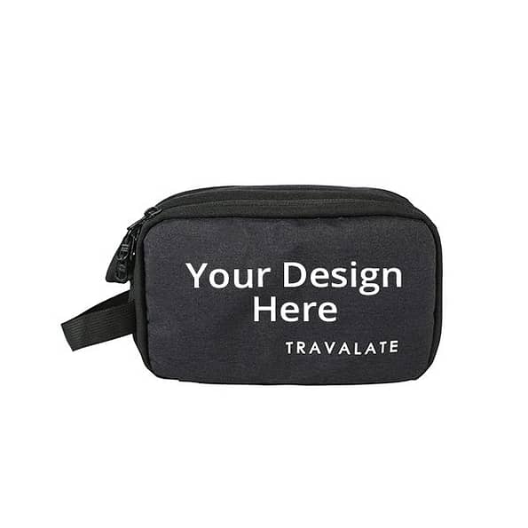 Buy Black Water Resistant Unisex Travel Bag | Custom Trendy Waterproof Leather | Toiletry/ Hanging/ Luggage Tote Bag