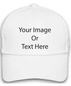 Own Design White Customized Stylish Caps