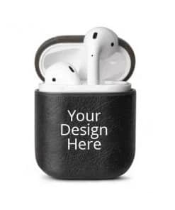 Pro Leather Black Custom Protective Airpods