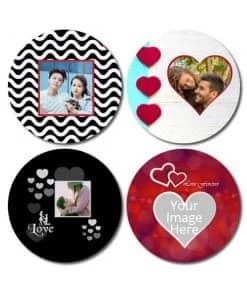 Love Design DIY Photo Circle Coasters