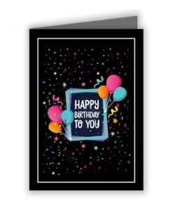 Latest Birthday Photo Printed Greeting Card