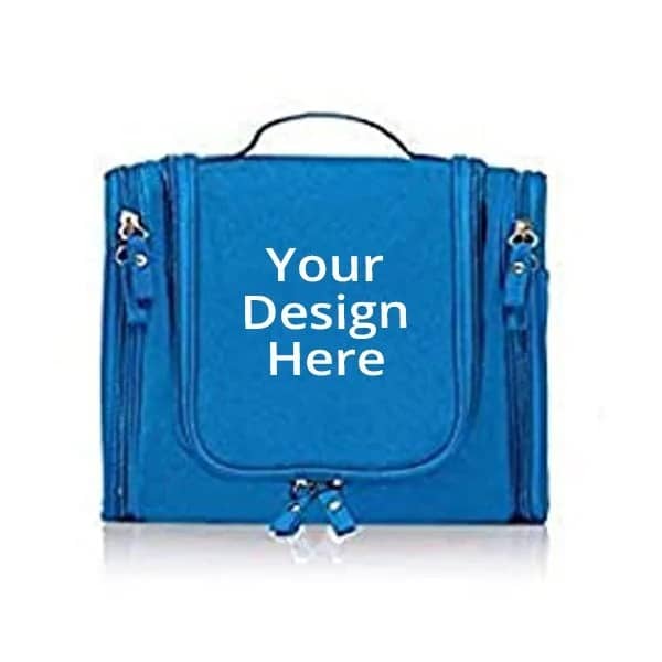 Buy Aqua Blue Unisex Duffle Side Travel Bag | Custom Trendy Waterproof Leather | Toiletry/ Hanging/ Luggage Tote Bag