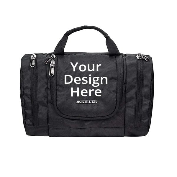 Black 3 Chain Unisex Duffle Side Travel Bag
