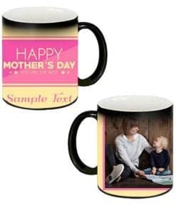 Buy Custom Printed Both Side | Mothers-Day Design Black Magic Mug | Ceramic Coffee Mug For Gift