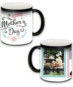 Buy Custom Printed Both Side | Mothers-Day Design Black Magic Mug | Ceramic Coffee Mug For Gift