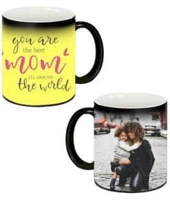 Buy Custom Printed Both Side | You are the Best Mom Design Black Magic Mug | Ceramic Coffee Mug For Gift
