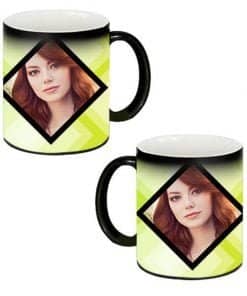 Buy Custom Printed Both Side | Firecrackers and Birthday Design Black Magic Mug | Ceramic Coffee Mug For Gift