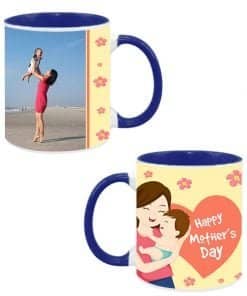 Buy Customized Dual Tone | Mother Day Design Ceramic Mug | Dual Tone Coffee Mug For Men Women