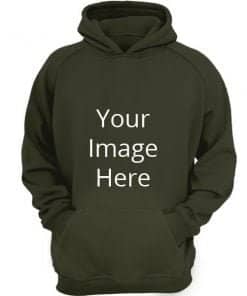 Olive Green Customized Hoodie