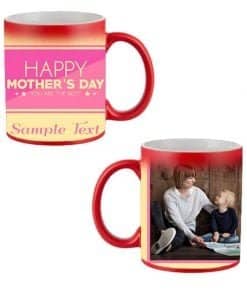 Buy Custom Printed Both Side | Mothers-Day Design Red Magic Mug | Ceramic Coffee Mug For Gift