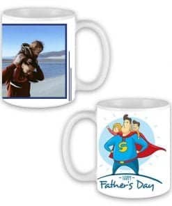Happy Father Day Design Custom White Ceramic Mug